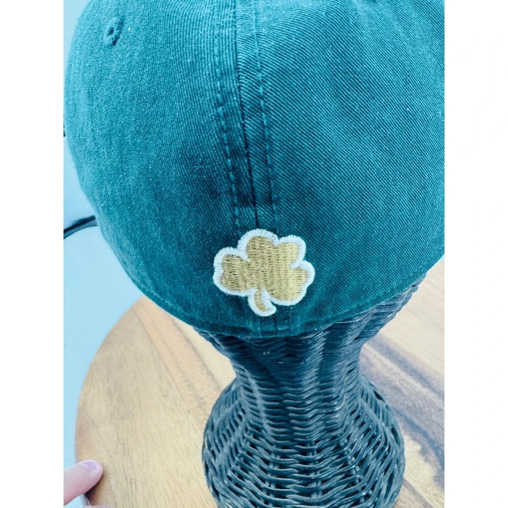 '47 Brand Notre Dame Fighting Irish Hat Mens OSFM Green Gold Shamrock Dad Cap